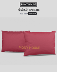 Vỏ Gối Nằm Lụa Tencel 60s Size 50×70 cm Cao Cấp Đủ Màu